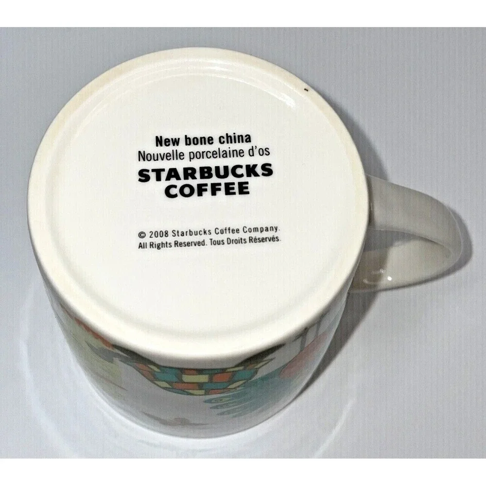 Starbucks Wild Animals Zoo Coffee Mug Cup‎ Child Kids 2008